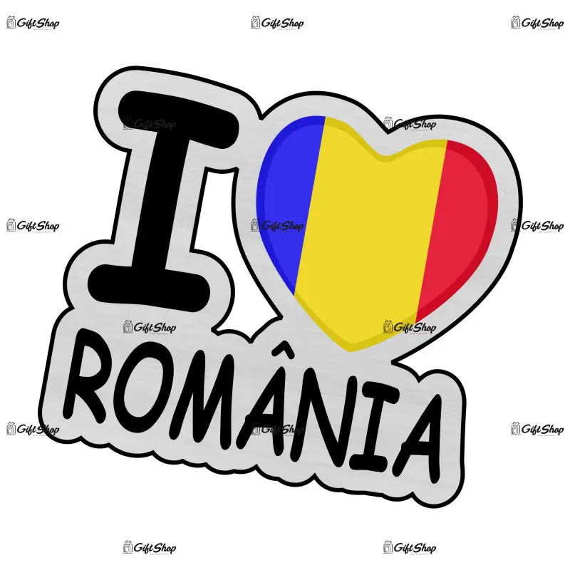 Mgs133-magnet frigider- i love romania
